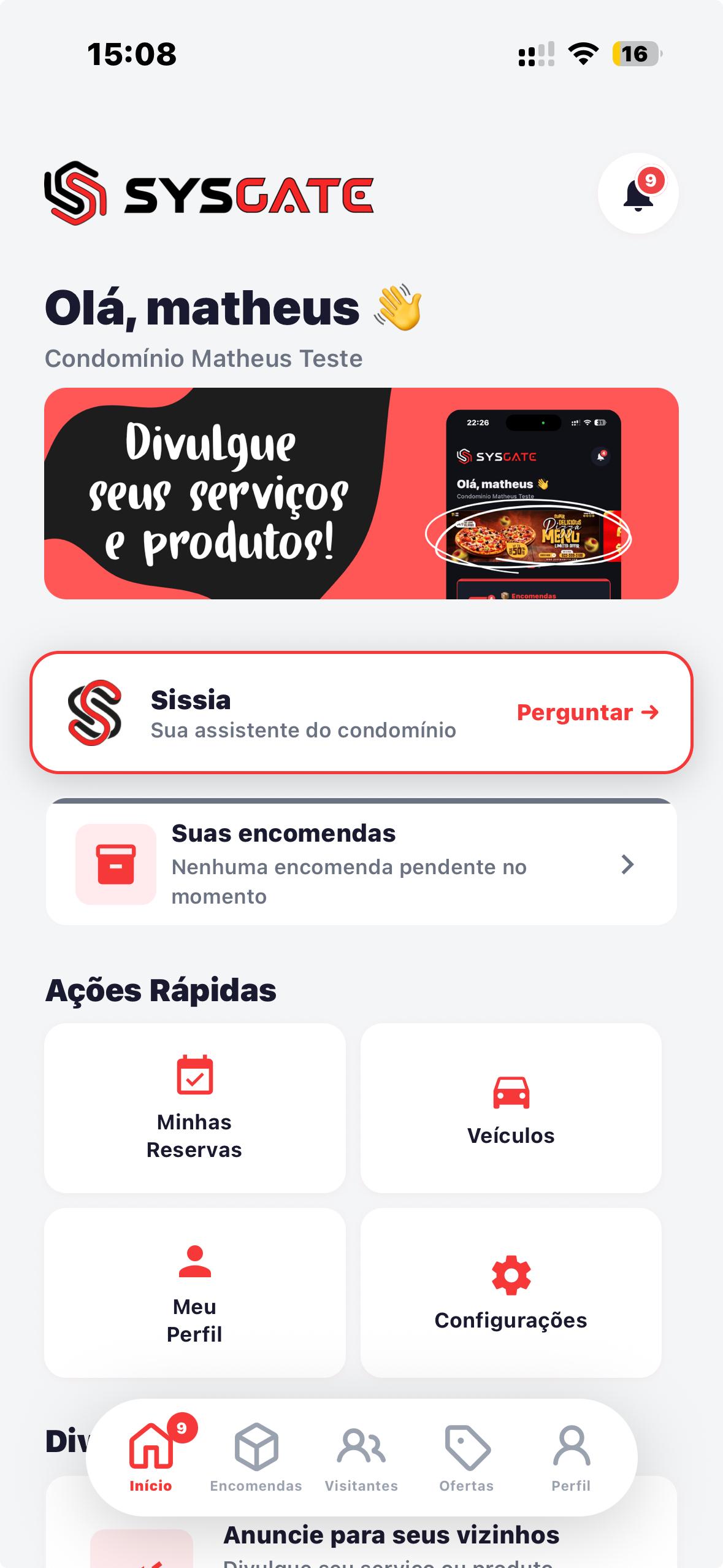 App Sysgate Morador